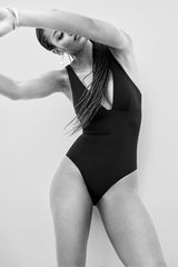 Eco Essentials Longline Tri One Piece / Sea Level Eco essentials black