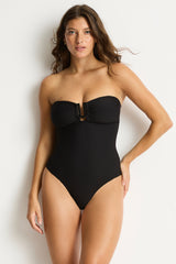 Spinnaker U Bar Bandeau One Piece / Sea Level Spinnaker black