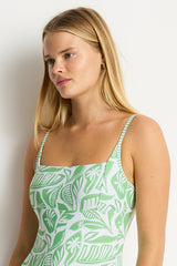 Reef Square Neck One Piece / Sea Level Reef matcha