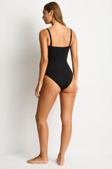 Scallop Square Neck Bralette One Piece / Sea Level Scallop