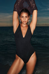 La Mer Longline Scoop Back One Piece / Sea Level La mer black