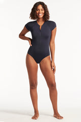 Eco Essentials Short Sleeve One Piece / Sea Level Eco essentials night sky