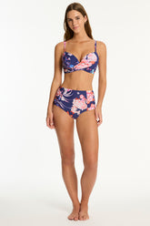 Indochine Cross Front Moulded Cup Bra / Sea Level Indochine french navy