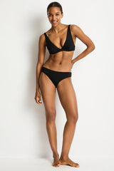 Eco Essentials Longline Underwire Bra / Sea Level Eco essentials black