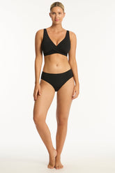 Eco Essentials G Cup Cross Front Bra / Sea Level Eco essentials black