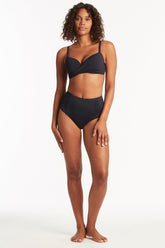 Eco Essentials Cross Front Moulded Cup Bra / Sea Level Eco essentials night sky