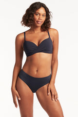 Eco Essentials Cross Front Moulded Cup Bra / Sea Level Eco essentials night sky