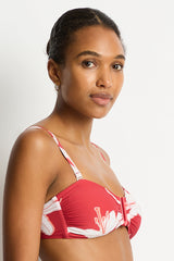 Veridian U Bar Bandeau / Sea Level Veridian ruby