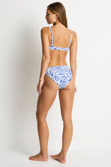 Reef Longline Underwire Bra / Sea Level Reef denim blue