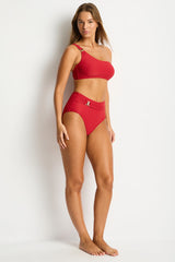 Luminara High Waist Pant / Sea Level Luminara ruby