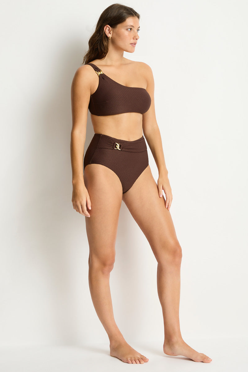Luminara High Waist Pant / Sea Level Luminara cocoa