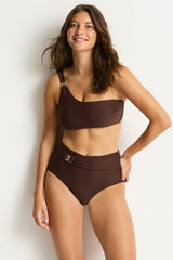 Luminara High Waist Pant / Sea Level Luminara cocoa