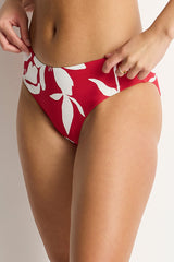 Leilana Mid Bikini Pant / Sea Level Leilana sangria