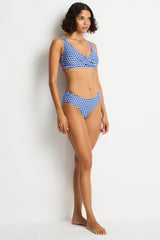 Solara Mid Bikini Pant / Sea Level Solara blue