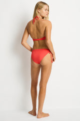 Essentials Edit Tie Side Cheeky Pant / Sea Level Eco essentials tango