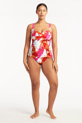 Sublime Twist Front Tankini / Sea Level Sublime flame