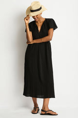 Sunset Maxi Daydress / Sea Level Sunset black