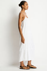 Sunset Tie Back Sundress / Sea Level Sunset white