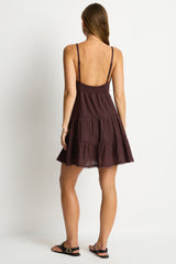 Ripples Cami Beach Dress / Sea Level Ripples cocoa