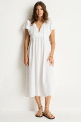 Sunset Maxi Daydress / Sea Level Sunset white