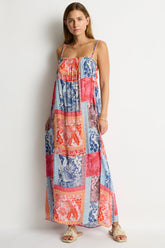 Coco Island Maxi Bandeau Dress / Sea Level Coco island blue