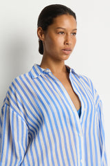 Vacay Cruise Shirt / Sea Level Vacay chambray
