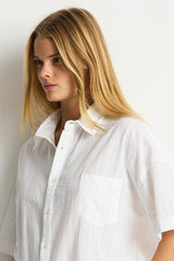Ripples Aloha Shirt / Sea Level Ripples white