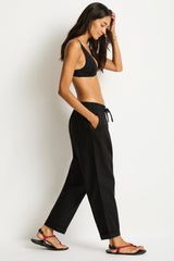 Shore Linen Beachcomber Pant / Sea Level Shore linen black