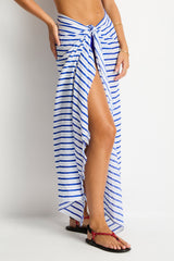 Vacay Long Sarong / Sea Level Vacay blue