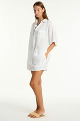 Resort Linen Aloha Shirt / Sea Level Resort linen