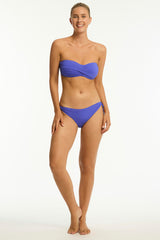 Essentials Edit Twist Bandeau / Sea Level Eco essentials iris