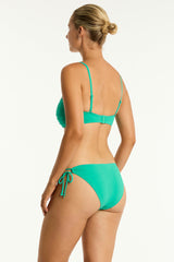 Essentials Edit Twist Bandeau / Sea Level Eco essentials evergreen