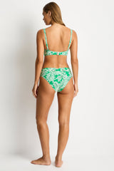 Palmera Cross Front Multifit Bra / Sea Level Palmera green