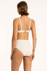 Casa Del Mar Belted High Waist Pant / Sea Level Casa del mar coconut