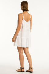 Heatwave Short Sundress / Sea Level Heatwave white