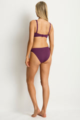 Essentials Edit Cross Front Multifit Bra / Sea Level Eco essentials claret