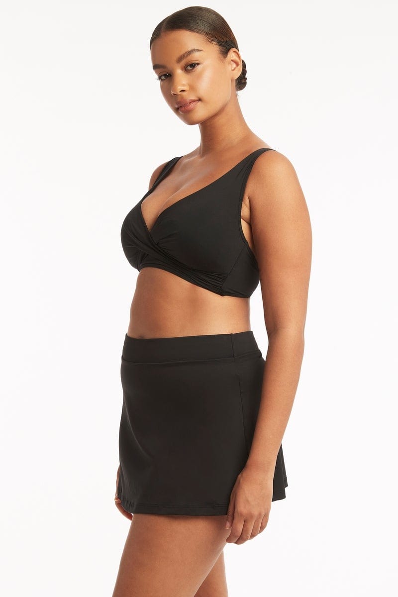 Eco Essentials Swim Skirt / Sea Level Eco essentials black