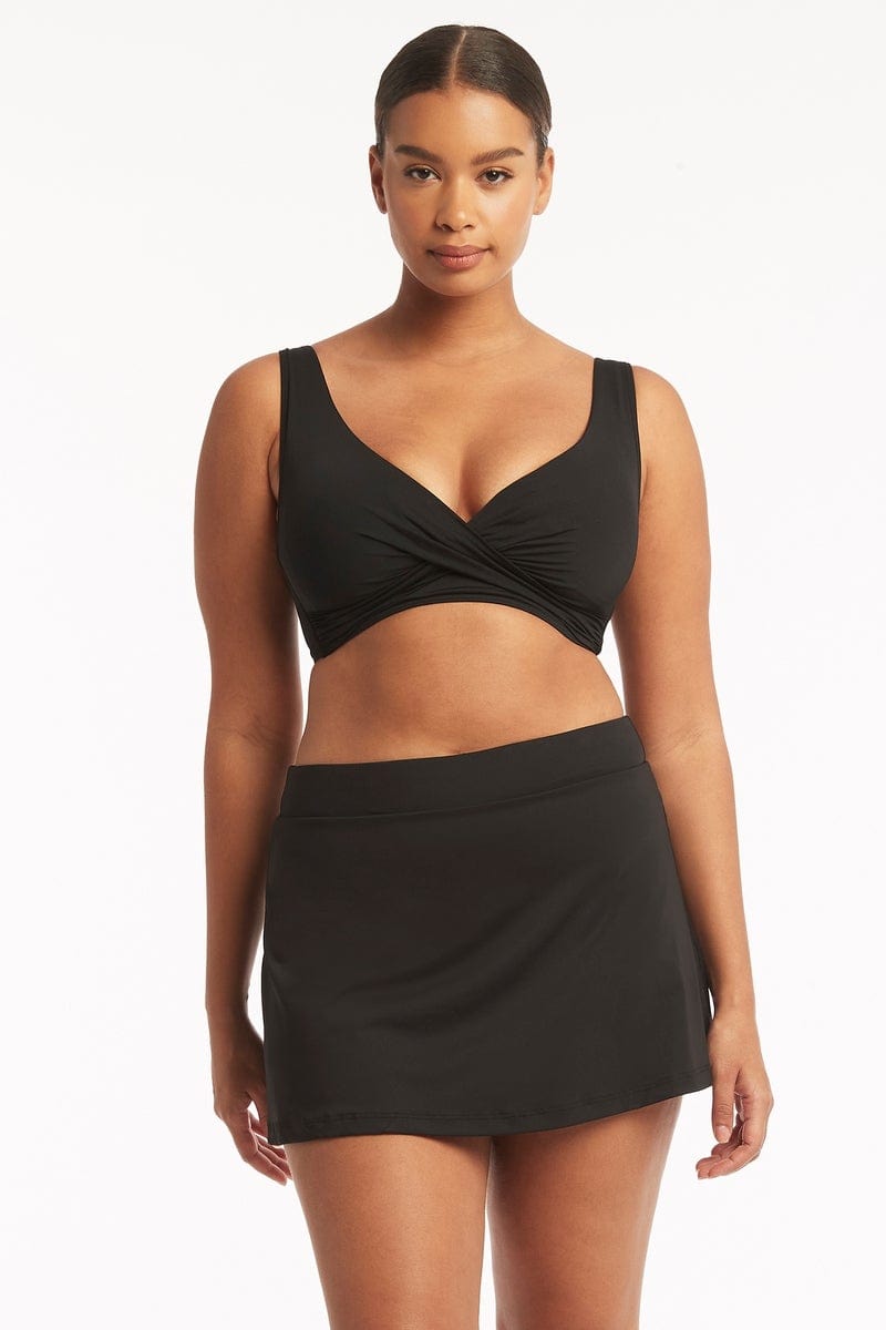 Eco Essentials Swim Skirt / Sea Level Eco essentials black