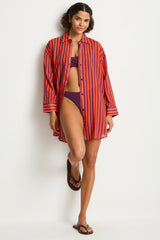 Vacay Cruise Shirt / Sea Level Vacay spice red