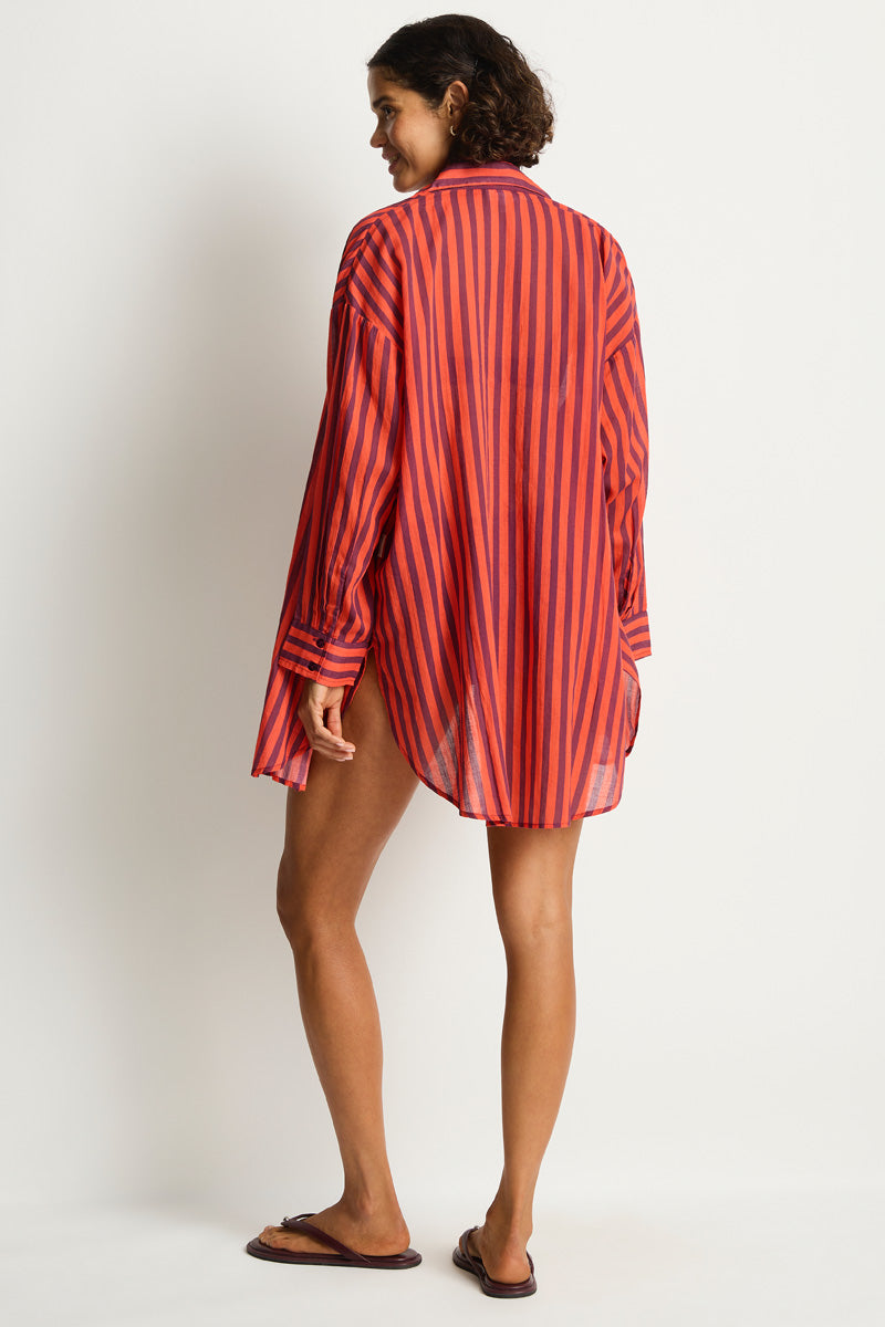 Vacay Cruise Shirt / Sea Level Vacay spice red