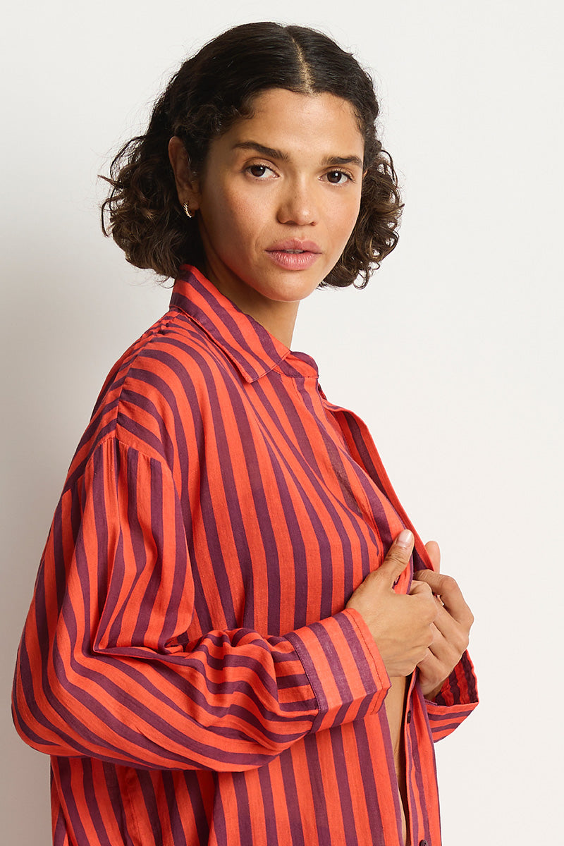 Vacay Cruise Shirt / Sea Level Vacay spice red