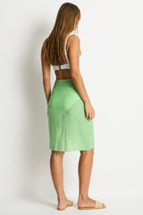 Salt Frayed Sarong / Sea Level Salt matcha