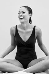 Eco Essentials Cross Front One Piece / Sea Level Eco essentials black