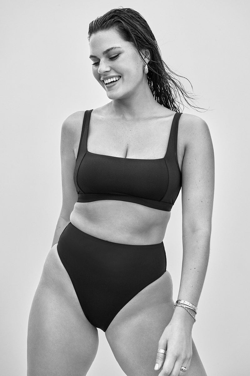 Eco Essentials Square Neck Bra / Sea Level Eco essentials black