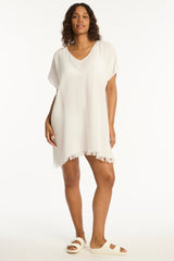 Sunset Kaftan / Sea Level Sunset white