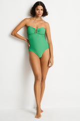 Spinnaker U Bar Bandeau One Piece / Sea Level Spinnaker moss