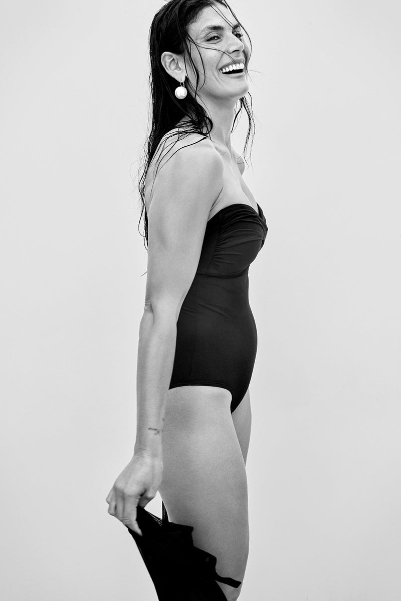 Essentials Edit Twist Bandeau One Piece / Sea Level Eco essentials black