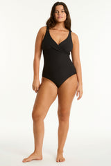 Spinnaker Cross Front One Piece / Sea Level Spinnaker black