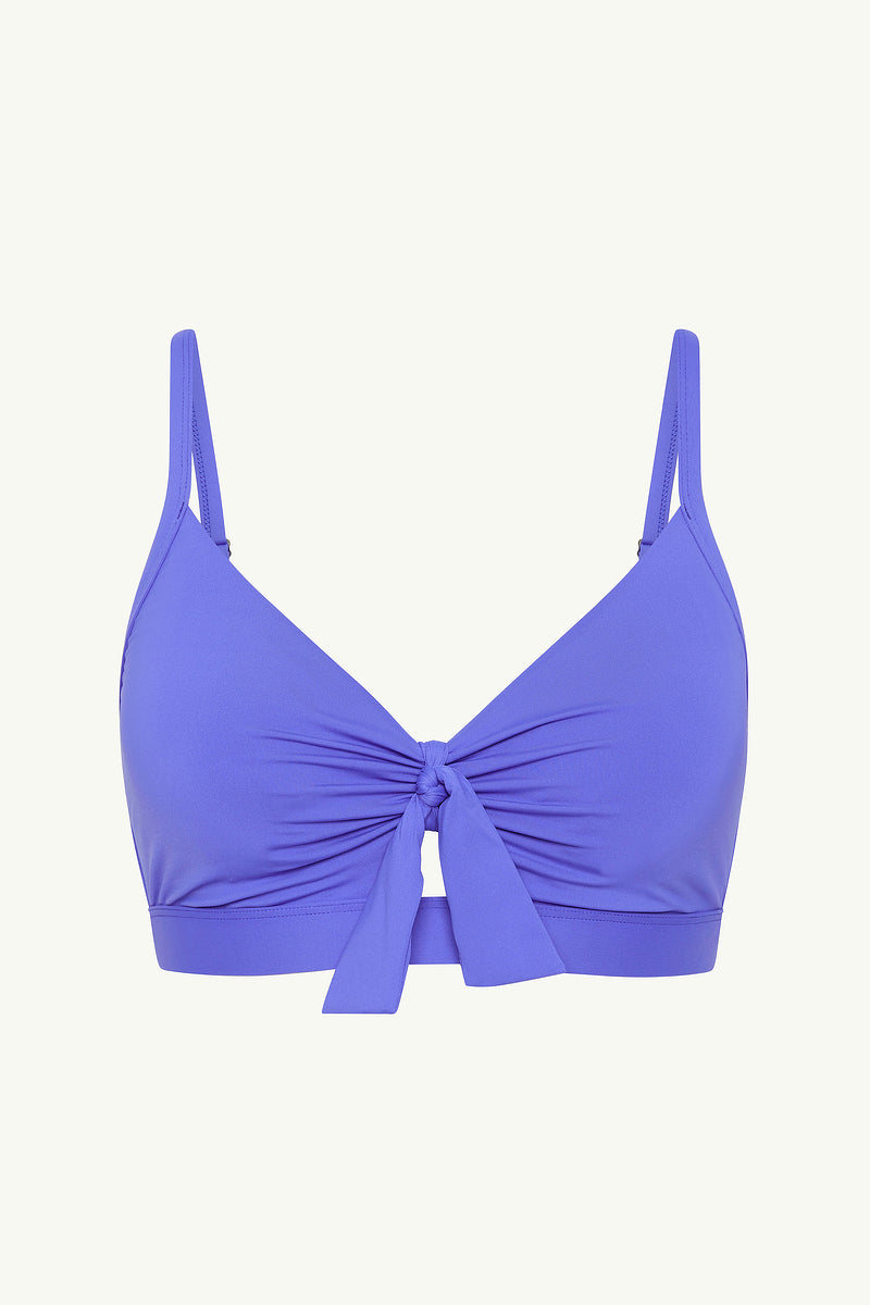 Essentials Edit Tie Front DD/E Bralette / Sea Level Eco essentials iris
