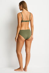 Eco Essentials Longline Underwire Bra / Sea Level Eco essentials khaki